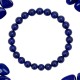 Pulsera Elástica Lapislázuli 8 mm