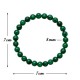 Pulsera Elástica Malaquita 6 mm