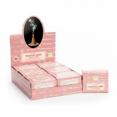 Conos Satya Positive Vibes | 12 cajetillas de 12 conos cada una
