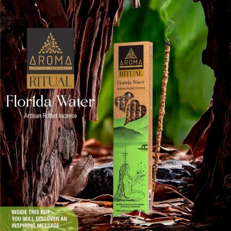 Incienso Agua de Florida Aroma Ritual Caja completa de 12 Cajetillas