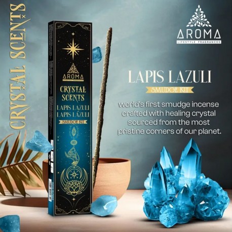 Incienso Sahumerio Lapislázuli Aroma Crystal Scents