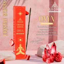 Incienso Sahumerio Onyx Aroma Crystal Scents