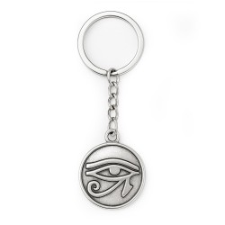 Llavero de Acero Ojo de Horus – Claridad y Protección