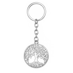 Llavero de Acero Árbol de la Vida – Crecimiento y Armonía