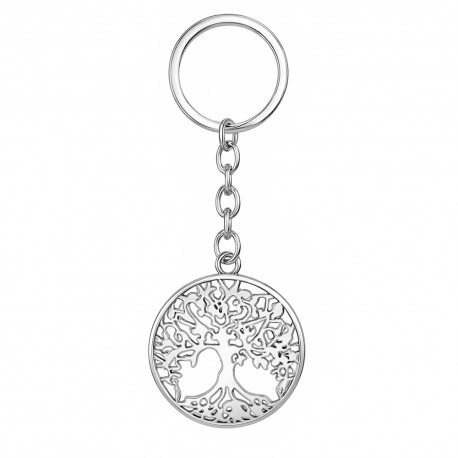 Llavero de Acero Árbol de la Vida – Crecimiento y Armonía