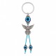 Llavero Colgante de Acero Ángel con Ojo Turco – Guía y Amparo