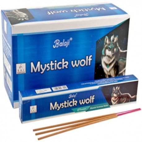 Incienso Mystick Wolf Balaji 15 grs