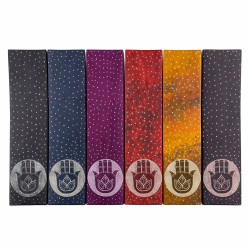 Tablilla de Piedra Porta Inciensos de Colores con Diseño Mano