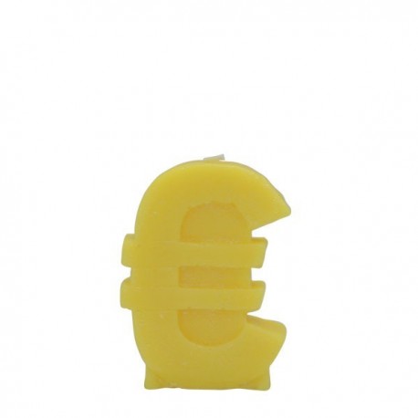 Vela euro color amarillo