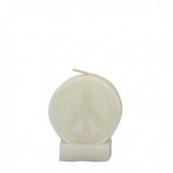 Vela blanca símbolo de la Paz