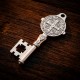 Pulsera Llave de San Benito de Acero Inoxidable | Amuleto de Protección