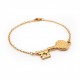 Pulsera Llave de San Benito de Acero Inoxidable Dorado | Amuleto de Protección