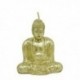 Vela dorada con forma de Buda