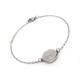 Pulsera de Protección San Benito Plateada Acero Inoxidable 316L Ajustable Amuleto Espiritual