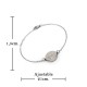 Pulsera de Protección San Benito Plateada Acero Inoxidable 316L Ajustable Amuleto Espiritual