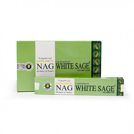 Incienso Golden Nag White Sage (Salvia Blanca) 15 grs