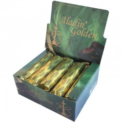Carbón Aladin Golden 10 tubos con 10 pastillas